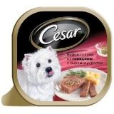 Консервы для собак Cesar Бефстроганов 0,1 кг.